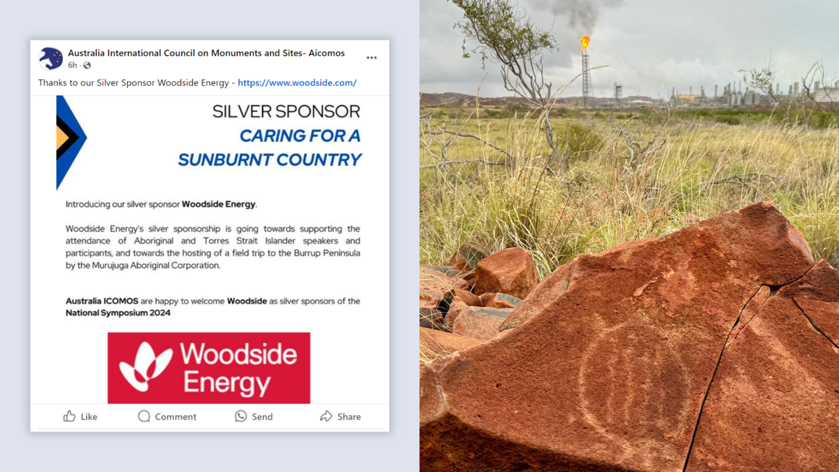 'Highly offensive': Cultural heritage conference sponsored by Woodside